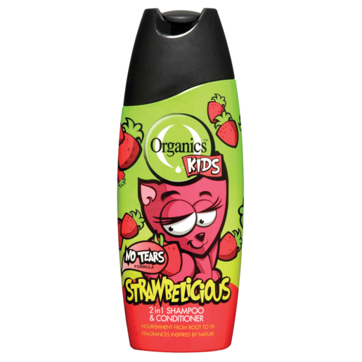 Organics Kids Strawbelicious 2-In-1 Shampoo & Conditioner 400ml