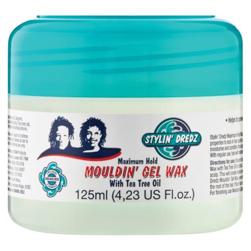 Stylin' Dreds Mouldin' Gel Wax With Tea Tree Oil 125ml