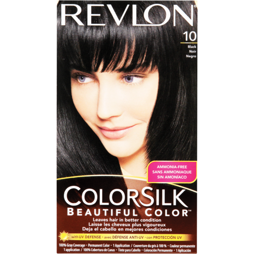 Revlon ColorSilk Beautiful Color Black 10 Hair Colour Pack