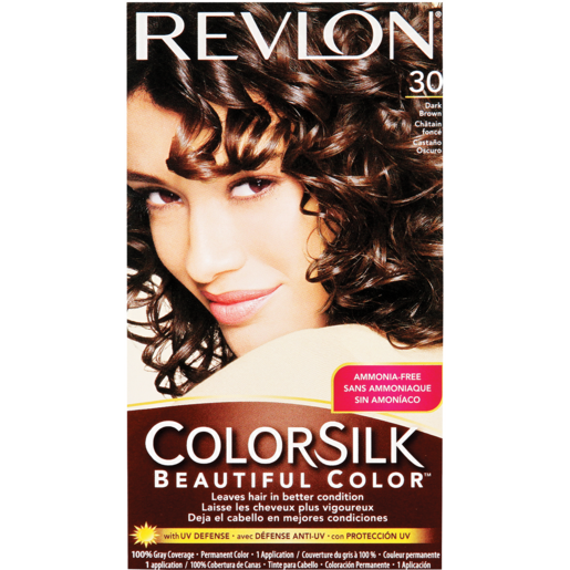 Revlon ColorSilk Beautiful Color Dark Brown 30 Hair Colour Pack