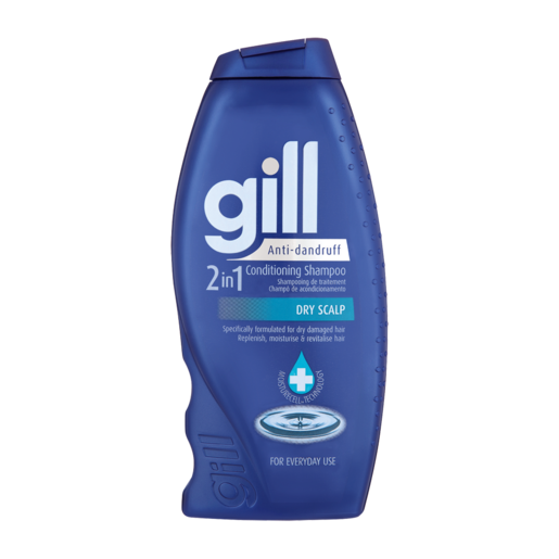 Gill 2-In-1 Anti-Dandruff Dry Scalp Conditioning Shampoo 400ml