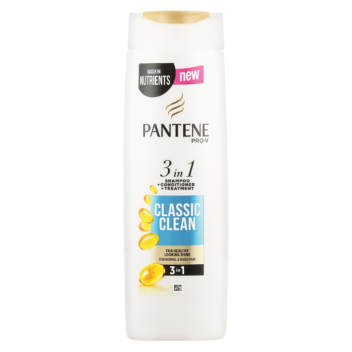 Pantene Pro-V 3-In-1 Classic Clean Shampoo 360ml