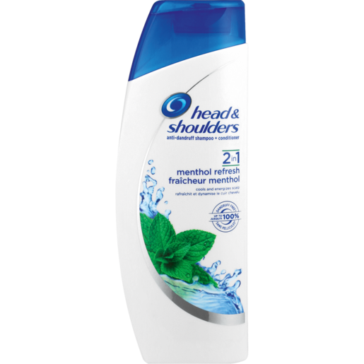 Head & Shoulders 2-In-1 Menthol Refresh Anti-Dandruff Shampoo & Conditioner 400ml