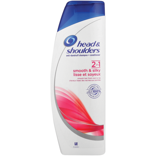 Head & Shoulders 2-In-1 Smooth & Silky Anti-Dandruff Shampoo & Conditioner 400ml