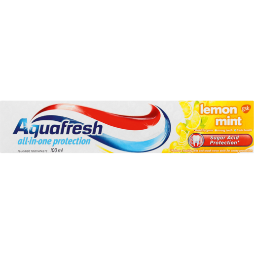 Aquafresh Lemon Mint Toothpaste 100ml