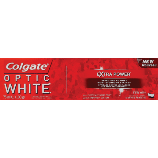 Colgate Optic White Extra Power Toothpaste 75ml