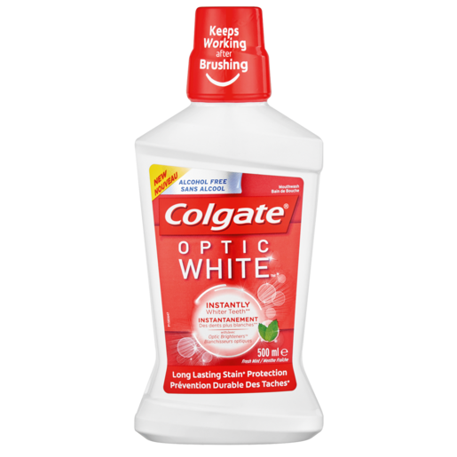 Colgate Optic White Mouthwash 500ml