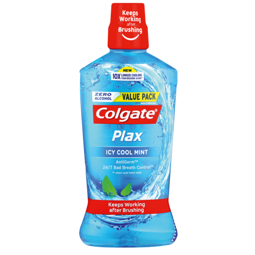 Colgate Plax Icy Cool Mint Flavoured Mouthwash 750ml