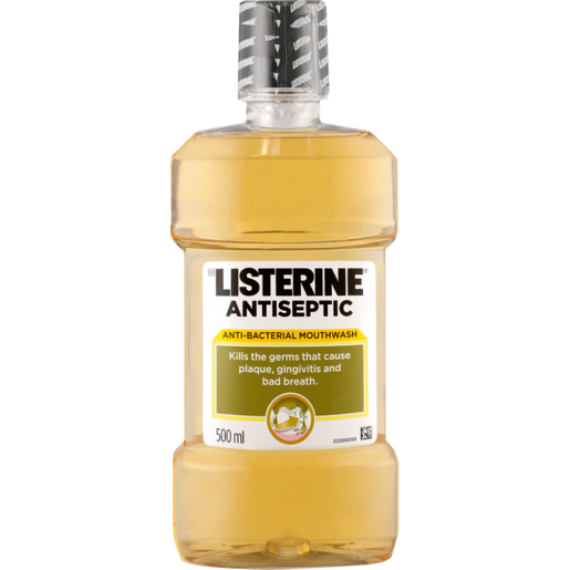 Listerine Antiseptic Anti-Bacterial Mouthwash 500ml