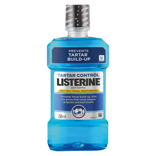 Listerine Antiseptic Anti-Bacterial Tartar Control Mouthwash 250ml