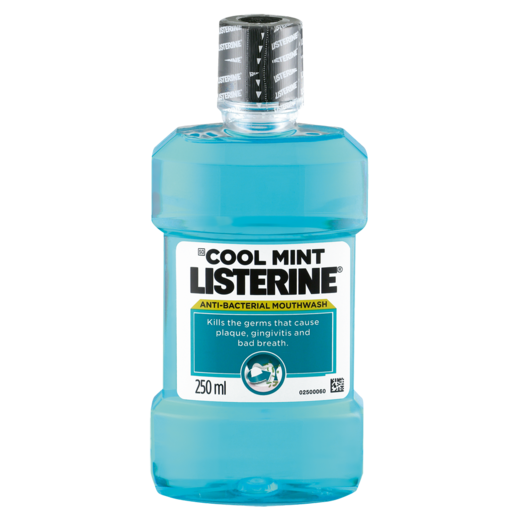 Listerine Cool Mint Anti-Bacterial Mouthwash 250ml