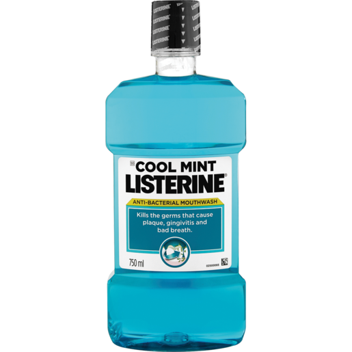 Listerine Cool Mint Anti-Bacterial Mouthwash 750ml