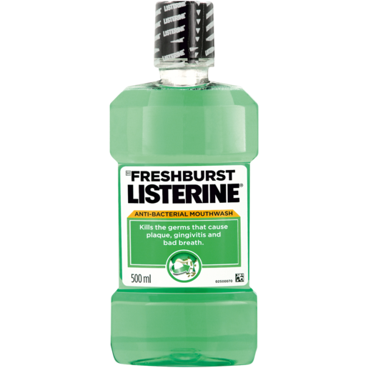 Listerine Freshburst Anti-Bacterial Mouthwash 500ml