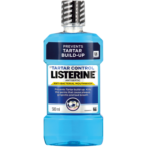 Listerine Tartar Control Anti-Bacterial Mouthwash 500ml