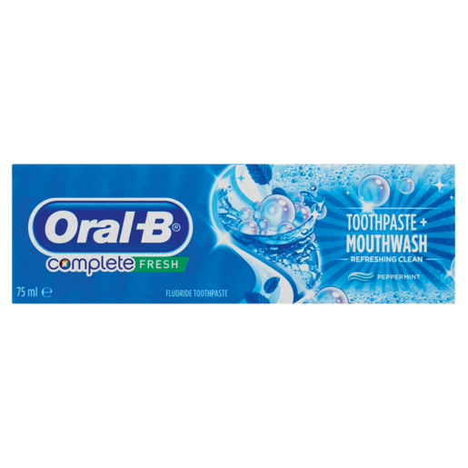 Oral-B Complete Fresh Peppermint Flavoured Toothpaste 75ml