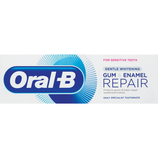 Oral-B Gentle Whitening Gum & Enamel Repair Toothpaste 75ml