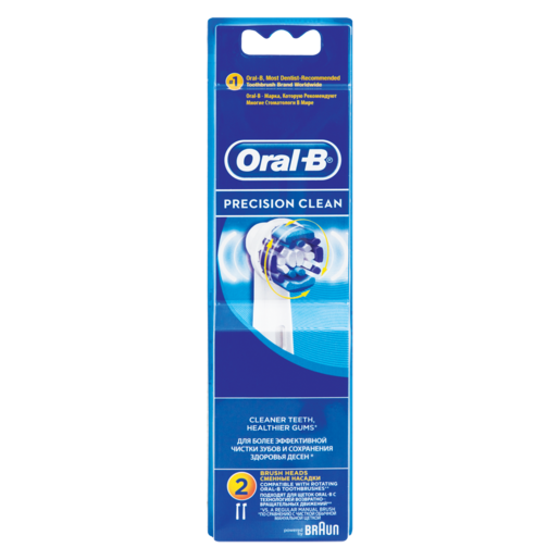 Oral-B Precision Clean Power Brush Head 2 Pack