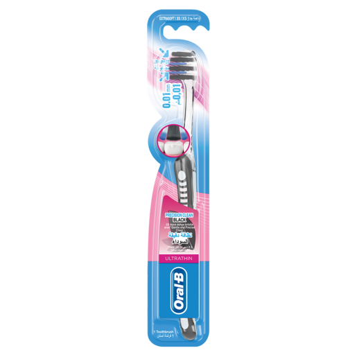 Oral-B Ultra Thin Precision Clean Black Toothbrush