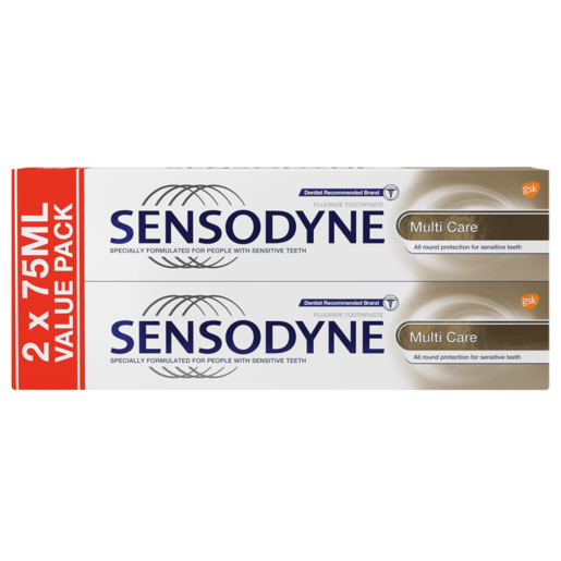 Sensodyne Multi Care Value Pack Toothpaste 2 x 75ml