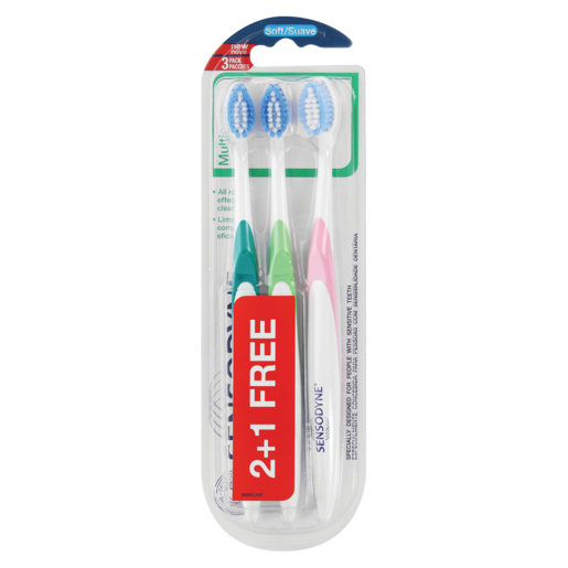 Sensodyne Multicare Toothbrush 3 Pack