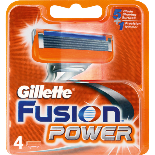 Gillette Fusion Power Blades 4 Pack