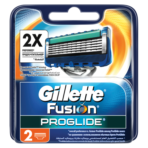 Gillette Fusion Proglide Regular Blades 2 Pack