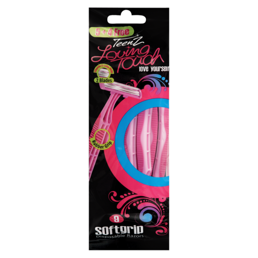 Loving Touch Soft Grip Women's Disposable Razors 5 Pack