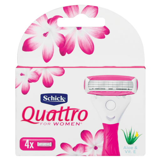 Schick Quattro for Women Razors Refill 4 Pack