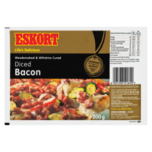 Eskort Diced Bacon 200g