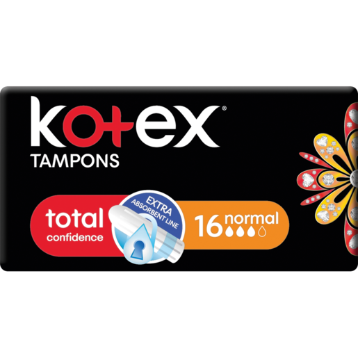 Kotex Normal Total Confidence Tampons 16 Pack