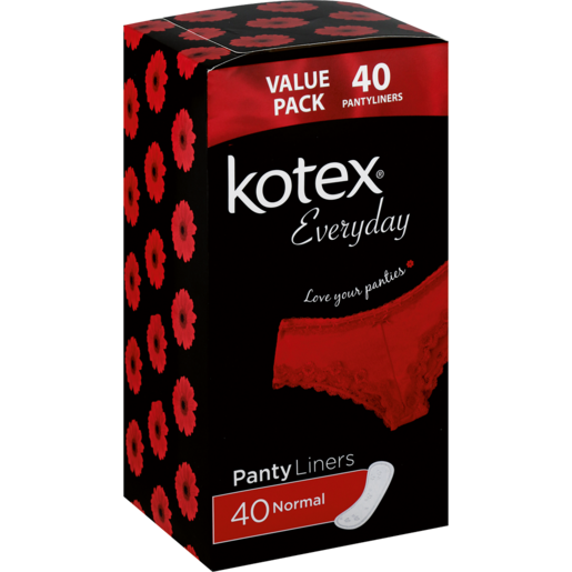 Kotex Regular Panty Liners 40 Pack