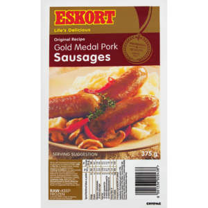 Eskort Gold Medal Pork Sausages 375g