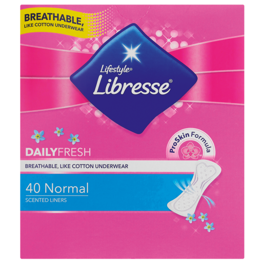 Libresse Daily Fresh Normal Scented Pantyliners 40 Pack