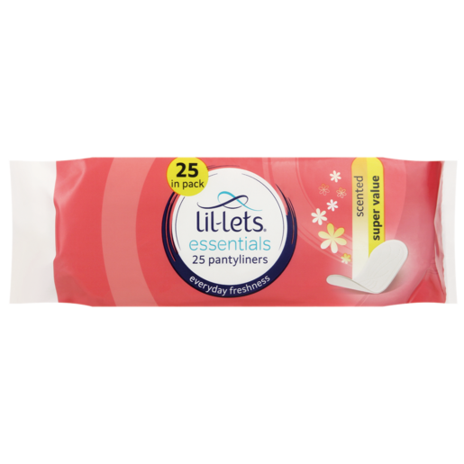 Lil Lets Essentials Pantyliners 25 Pack