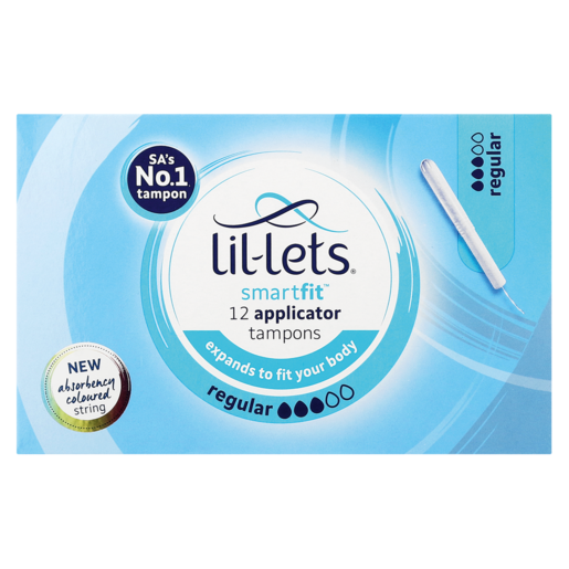 Lil-Lets Smart Fit Regular Applicator Tampons 12 Pack