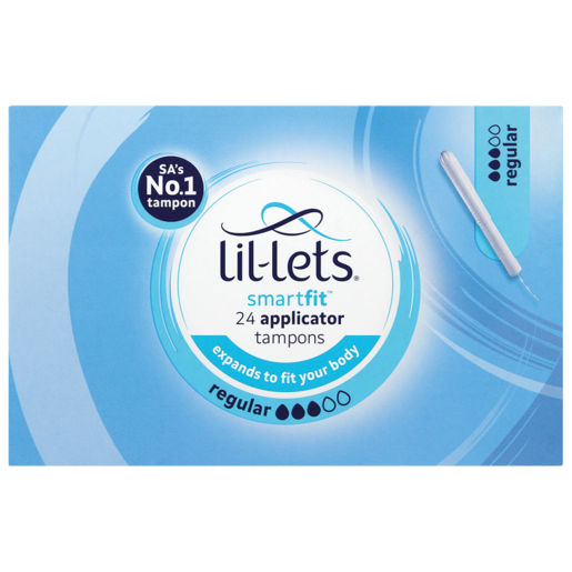 Lil-Lets Smart Fit Regular Applicator Tampons 24 Pack