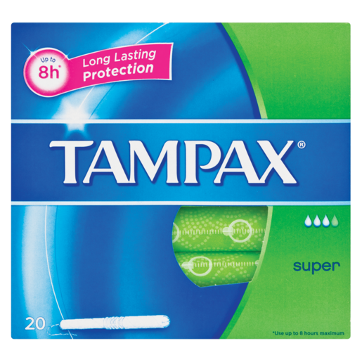 Tampax Super Tampons 20 Pack