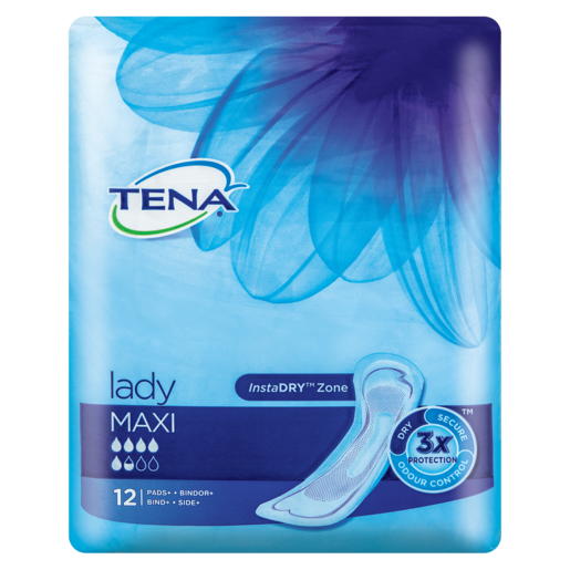 Tena Lady Maxi Adult Pads 12 Packs