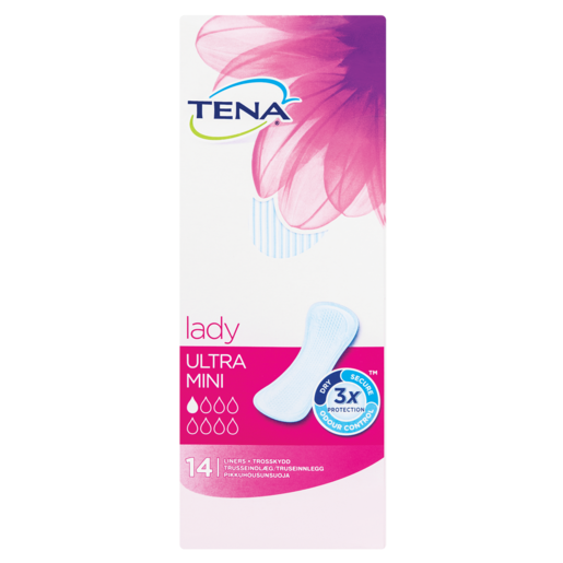 Tena Lady Ultra Mini Liners 14 Pack