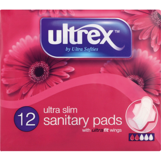 Ultrex Ultra Slim Sanitary Pads 12 Pack