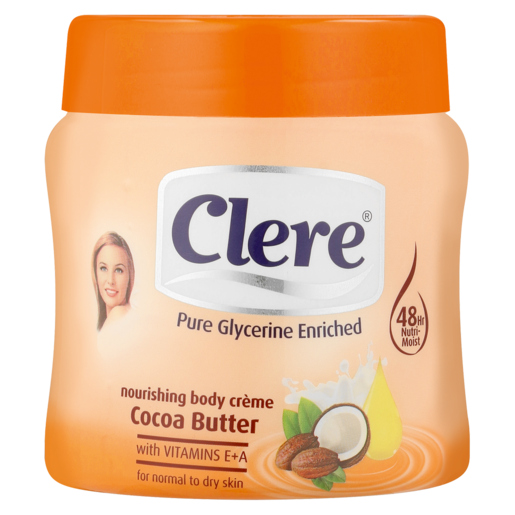 Clere Cocoa Butter Body Cream 300ml