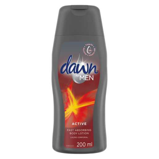 Dawn For Men Active Body Lotion 200ml