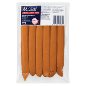 Eskort Regular Smoked Gourmet Hot Dogs Pack 380g