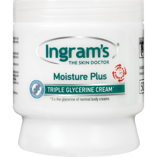 Ingram's Moisture Plus Triple Glycerine Cream 500g