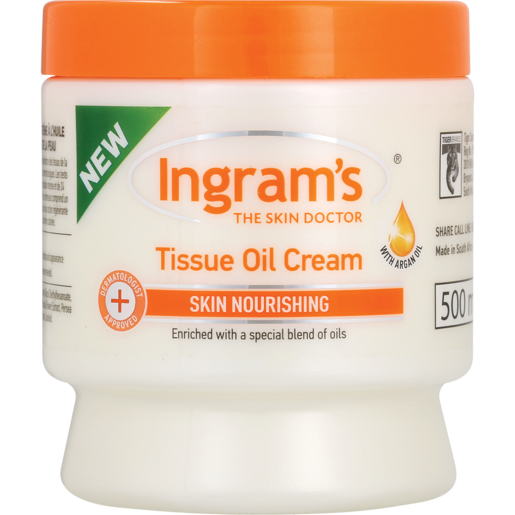 Ingram's Tissue Oil Body Cream 500ml