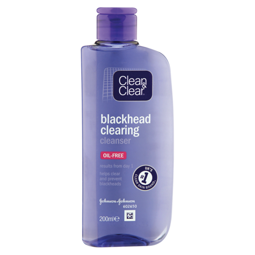 Johnson &  Johnson Clean & Clear Blackhead Clearing Cleanser 200ml