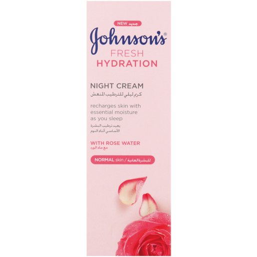 Johnson's Fresh Hydration Night Cream With Rose Water 50ml