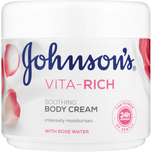 Johnson's Vita-Rich Rose Water Body Cream 350ml