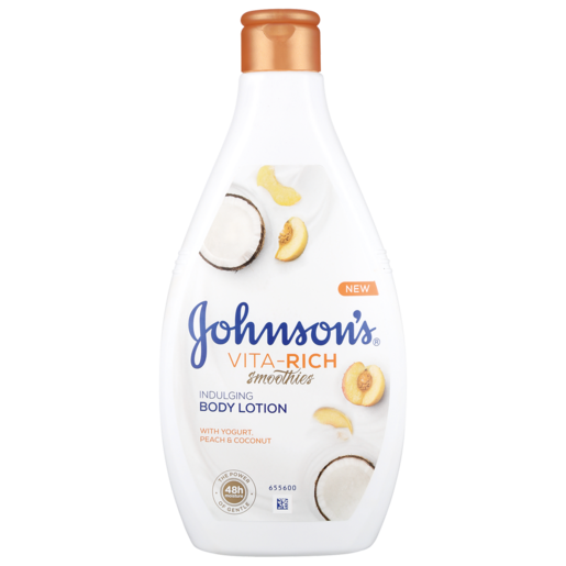 Johnson's Vita-Rich Yogurt, Peach & Coconut Body Lotion 400ml