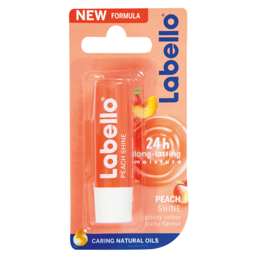 Labello Peach Shine Lip Balm 4.8g